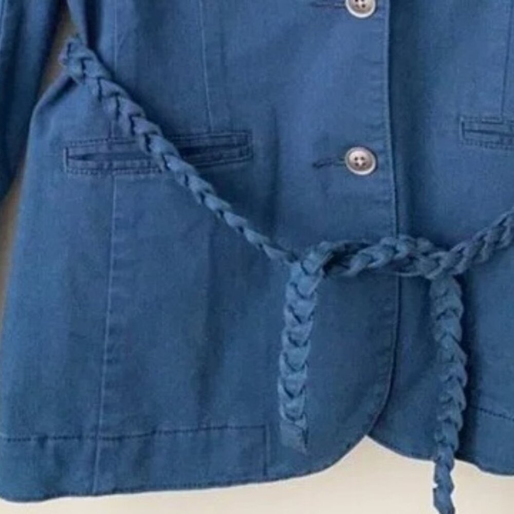 GAP 1969 - Blazer / Jacket w/ Braided Belt - LG - NWT - Picture 9 of 13